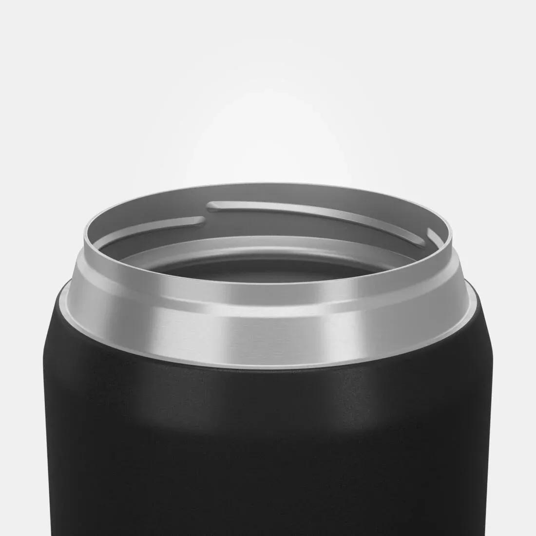 Stainless Steel Isothermal Food Box For Hiking - Mh500 0.5 L, Carbon Grey, No Color, large image number 5