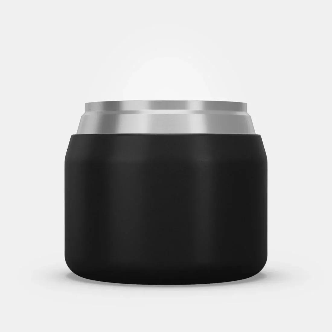 Stainless Steel Isothermal Food Box For Hiking - Mh500 0.5 L, Carbon Grey, No Color, large image number 9