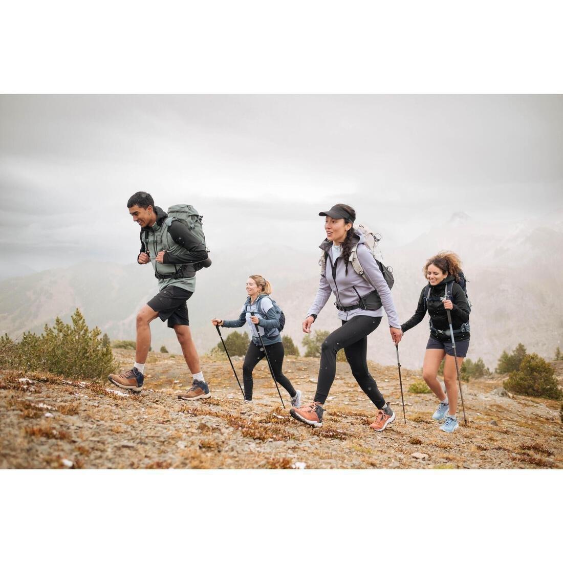 Men Waterproof Mountain Walking Shoes - Mh500 Mid, Multicolour, No Color, large image number 11
