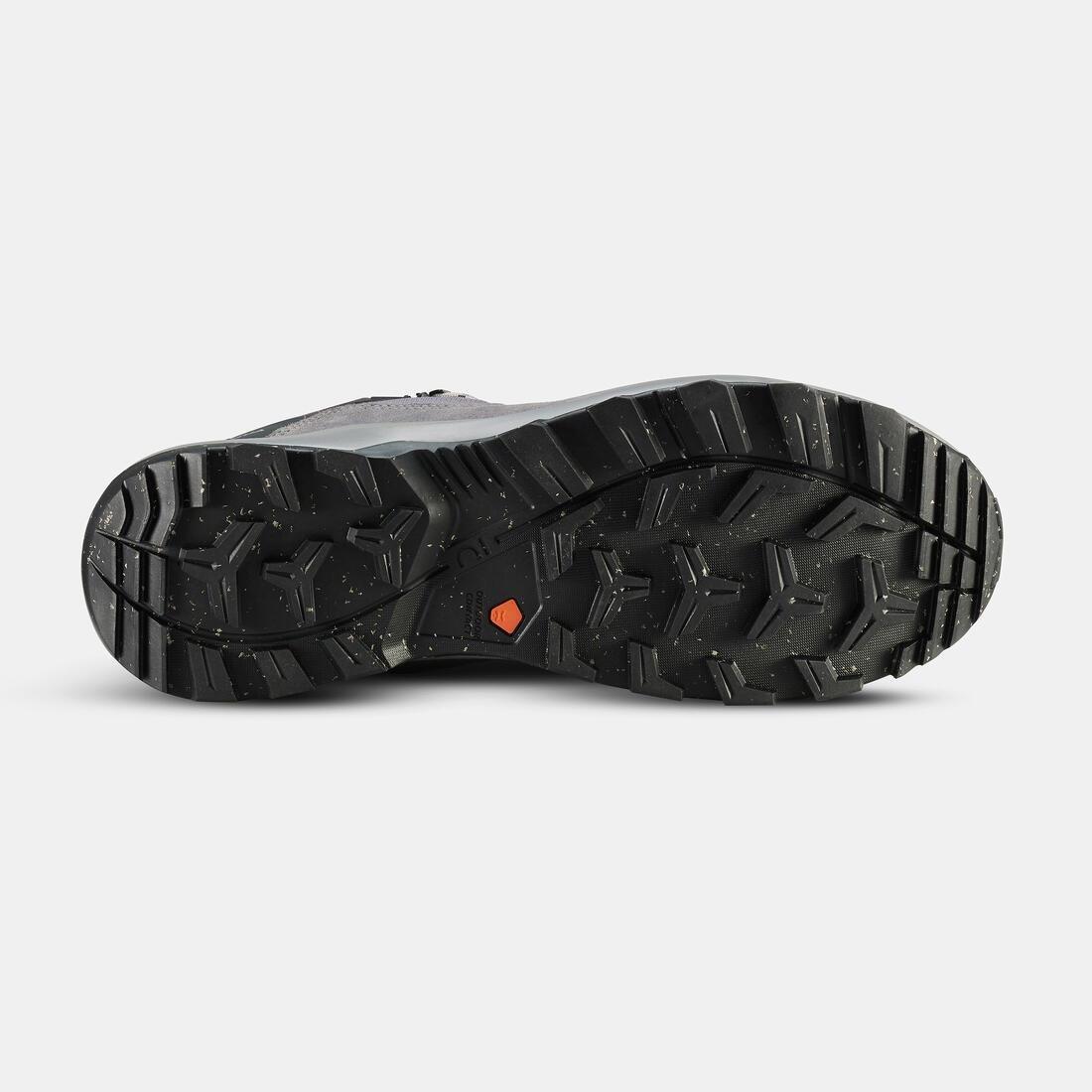 Men Waterproof Mountain Walking Shoes - Mh500 Mid, Grey, , large image number 6