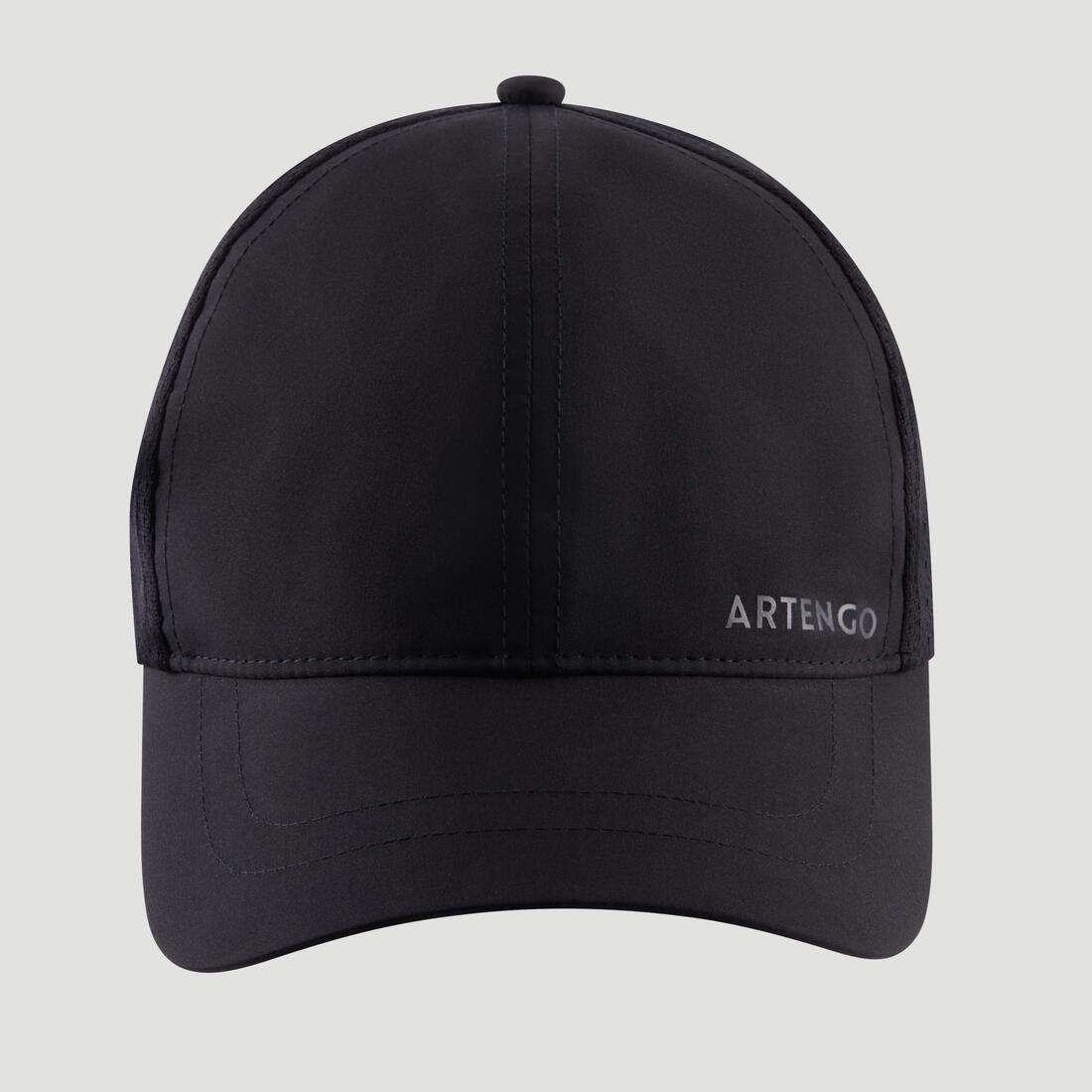 Tennis Cap Tc 100, Black, No Color, large image number 2