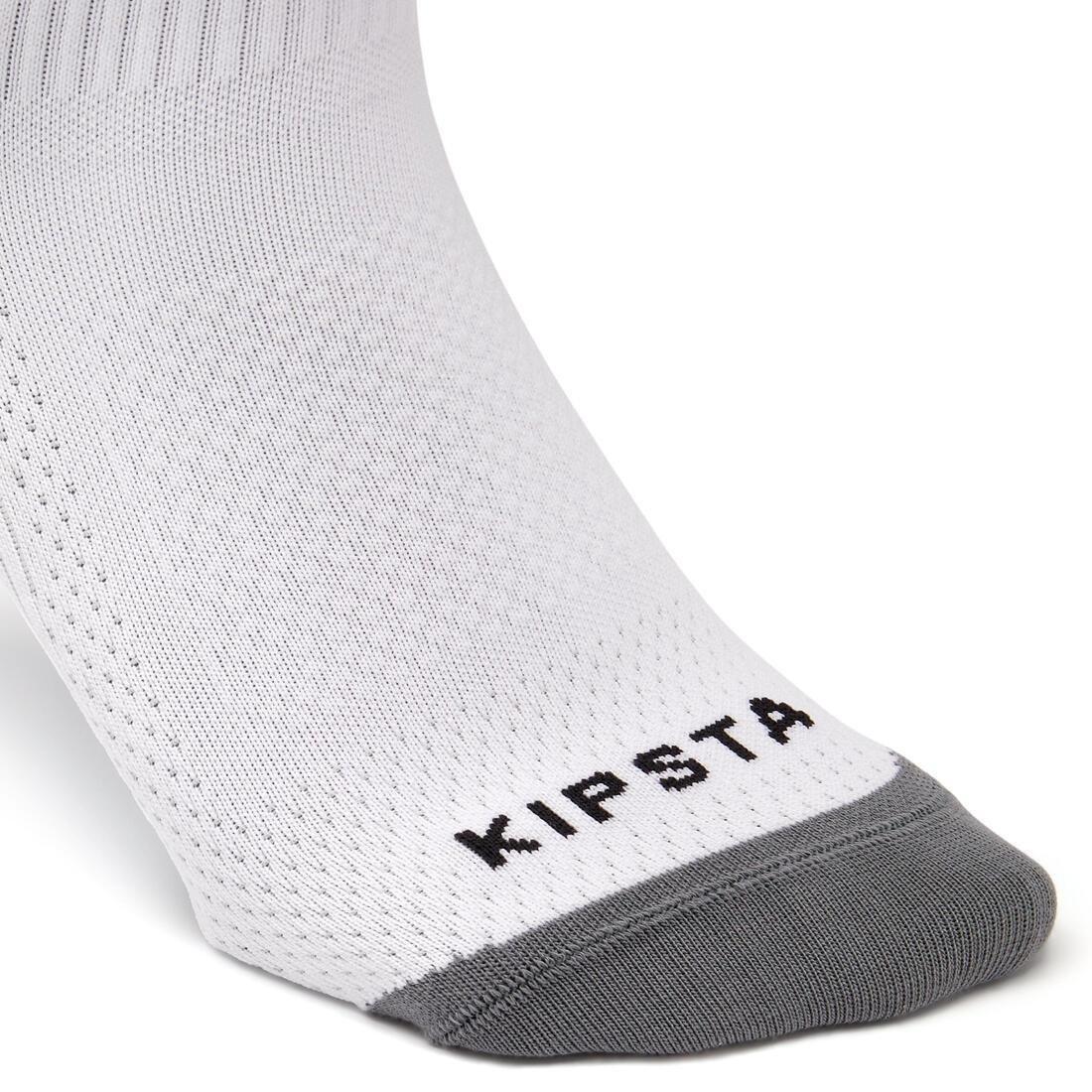 KIPSTA - Adult Short Non-Slip Football Socks Viralto Mid, Black