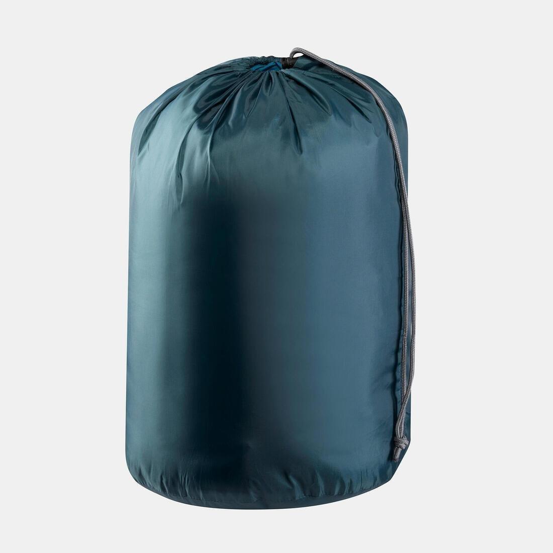 Carry Bag for Sleeping Bags and Camping Mattresses, Dark Petrol Blue, No Color, large image number 3