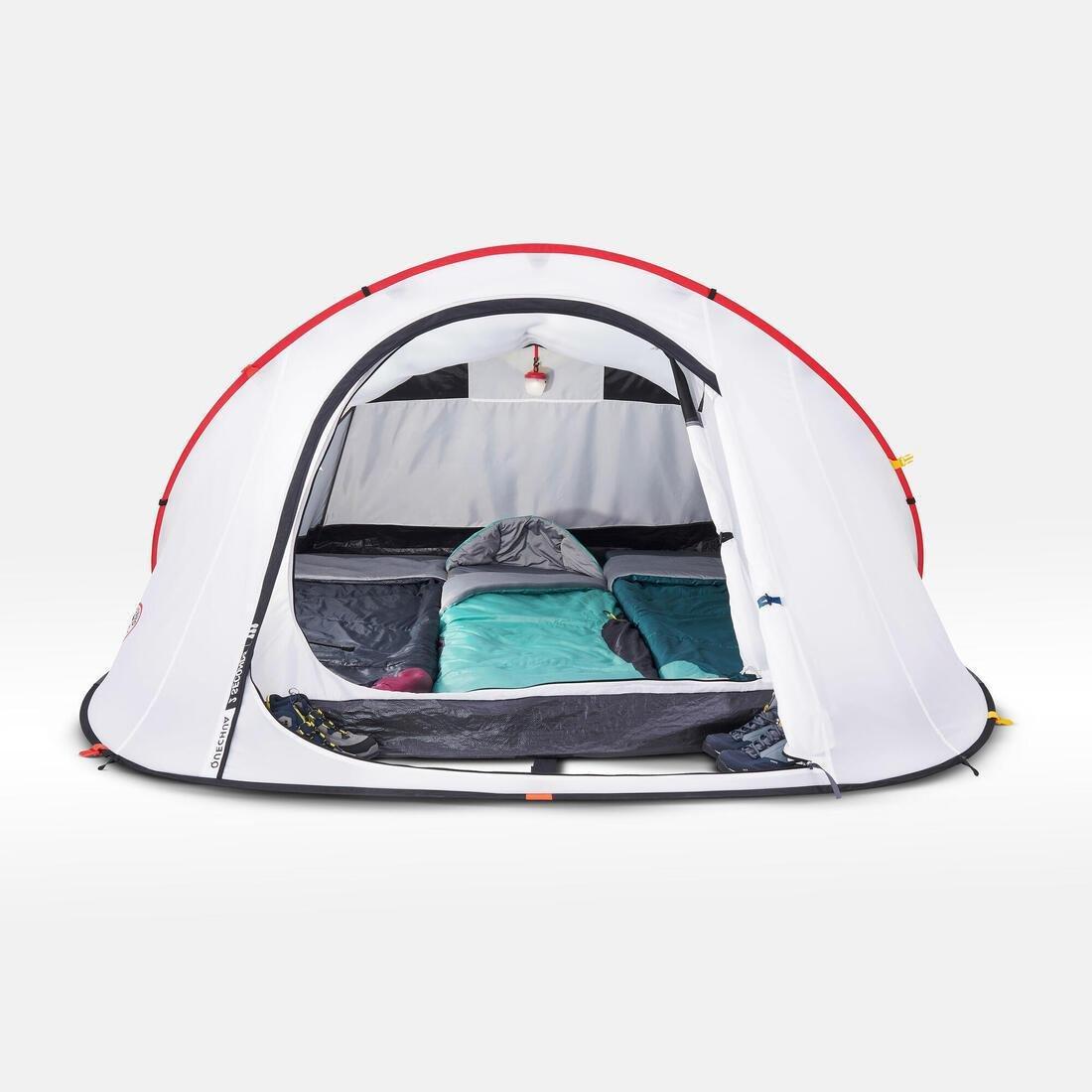 2 Seconds Easy Camping Tent, Sleeps 3, Black, No Color, large image number 0