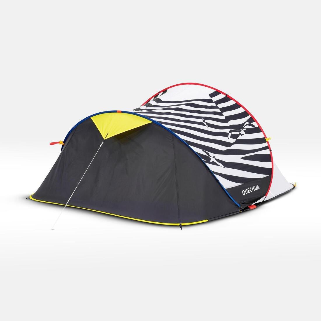 2 Seconds Easy Camping Tent, Sleeps 3, Black, No Color, large image number 2
