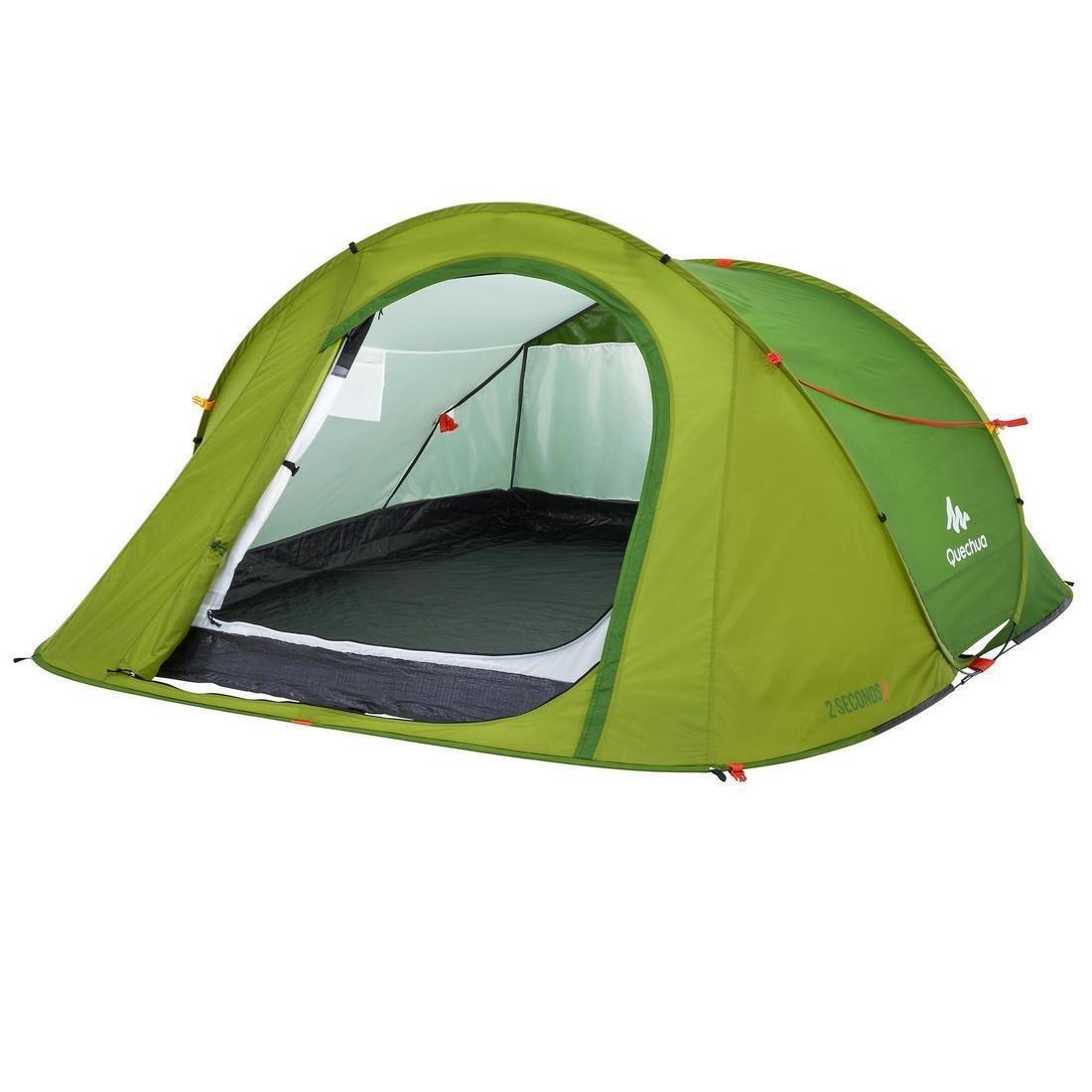 2 Seconds Easy Camping Tent, Sleeps 3, Black, No Color, large image number 10