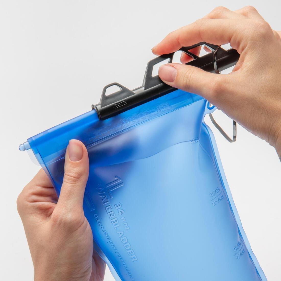 Water Bladder- 1 Litre - Trail Running, Blue, No Color, large image number 1