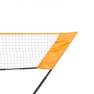 PERFLY - Badminton Easy Net Orange Pop, Fluo Pale Mango