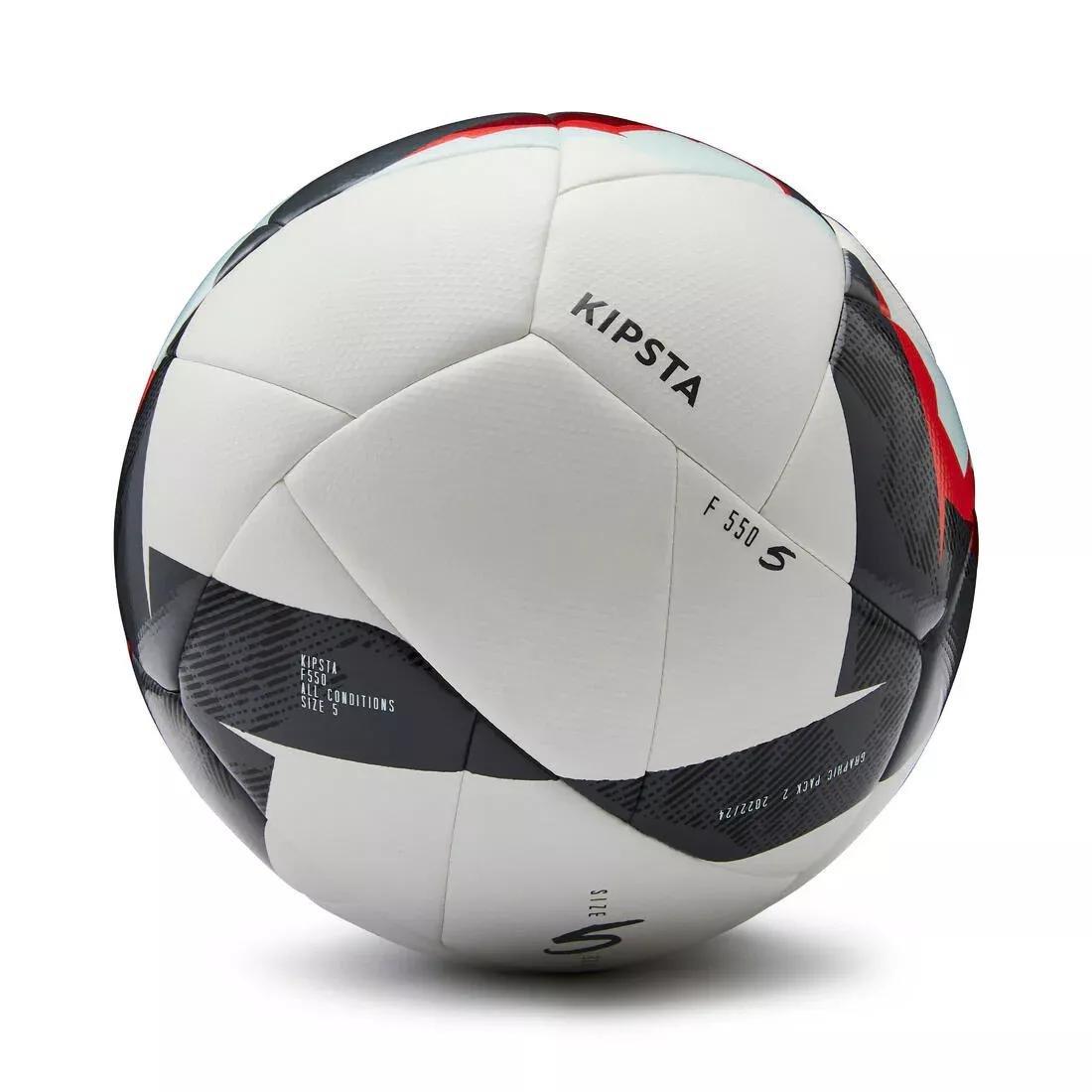 KIPSTA - Hybrid Size 5 Football F550, White