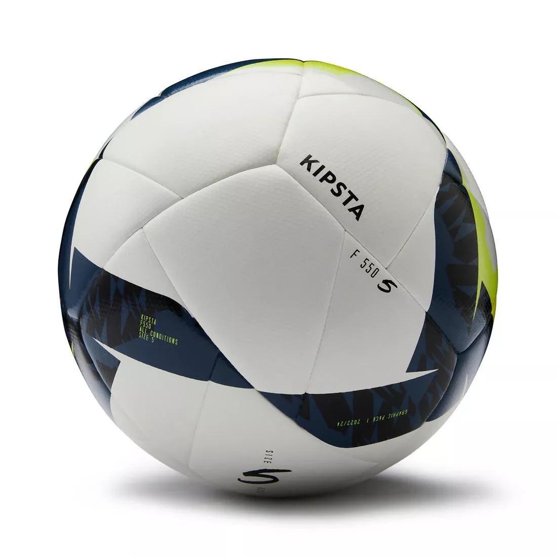 Hybrid Size 5 Football F550, White, No Color, large image number 14