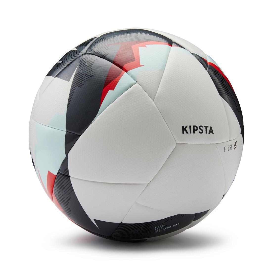 Hybrid Size 5 Football F550, White, No Color, large image number 0