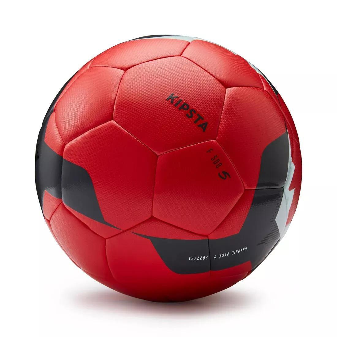 Hybrid Size 5 Football F500, Red, No Color, large image number 9