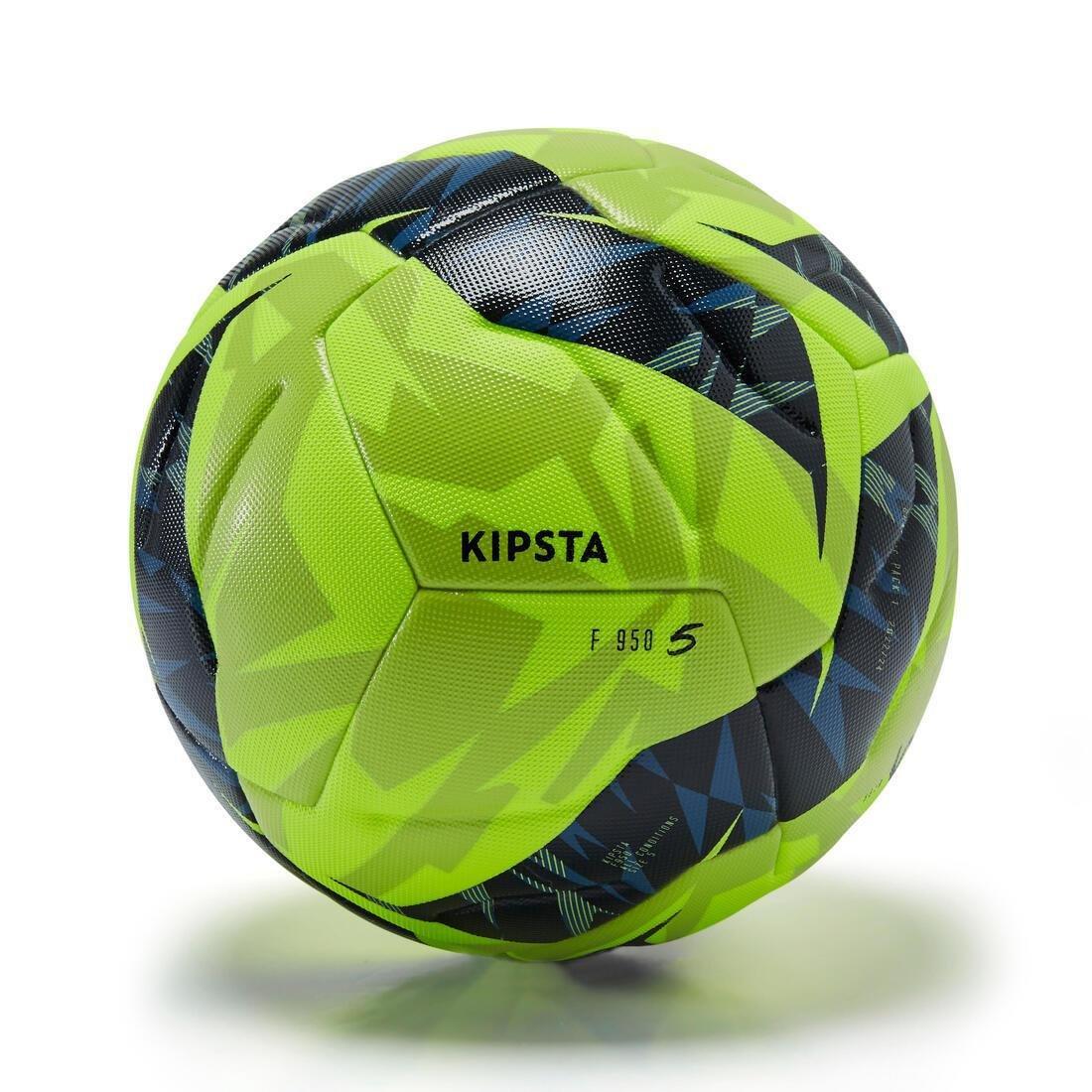 Thermobonded Size 5 Football Fifa Quality Pro F950, Yellow, No Color, large image number 0