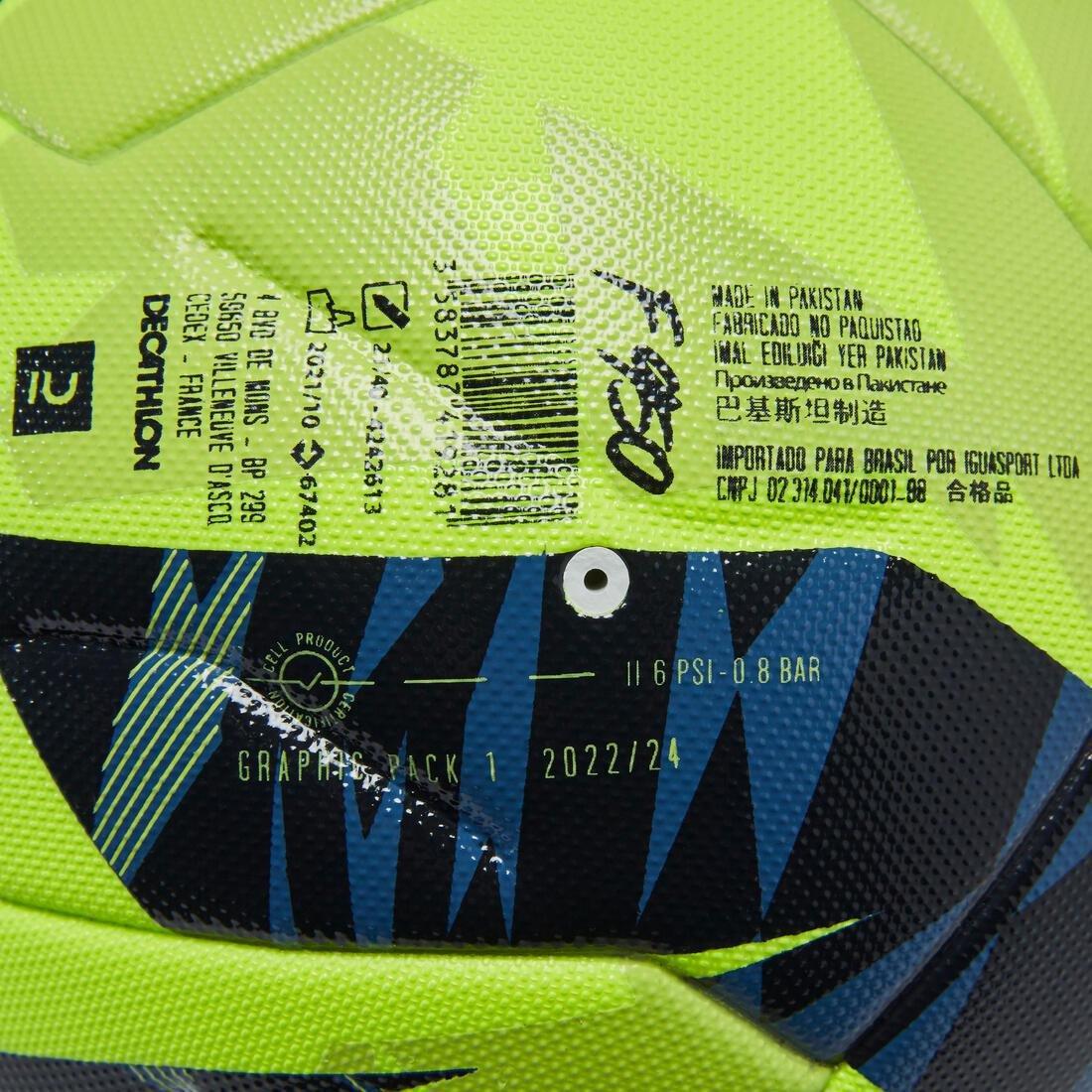 Thermobonded Size 5 Football Fifa Quality Pro F950, Yellow, No Color, large image number 4