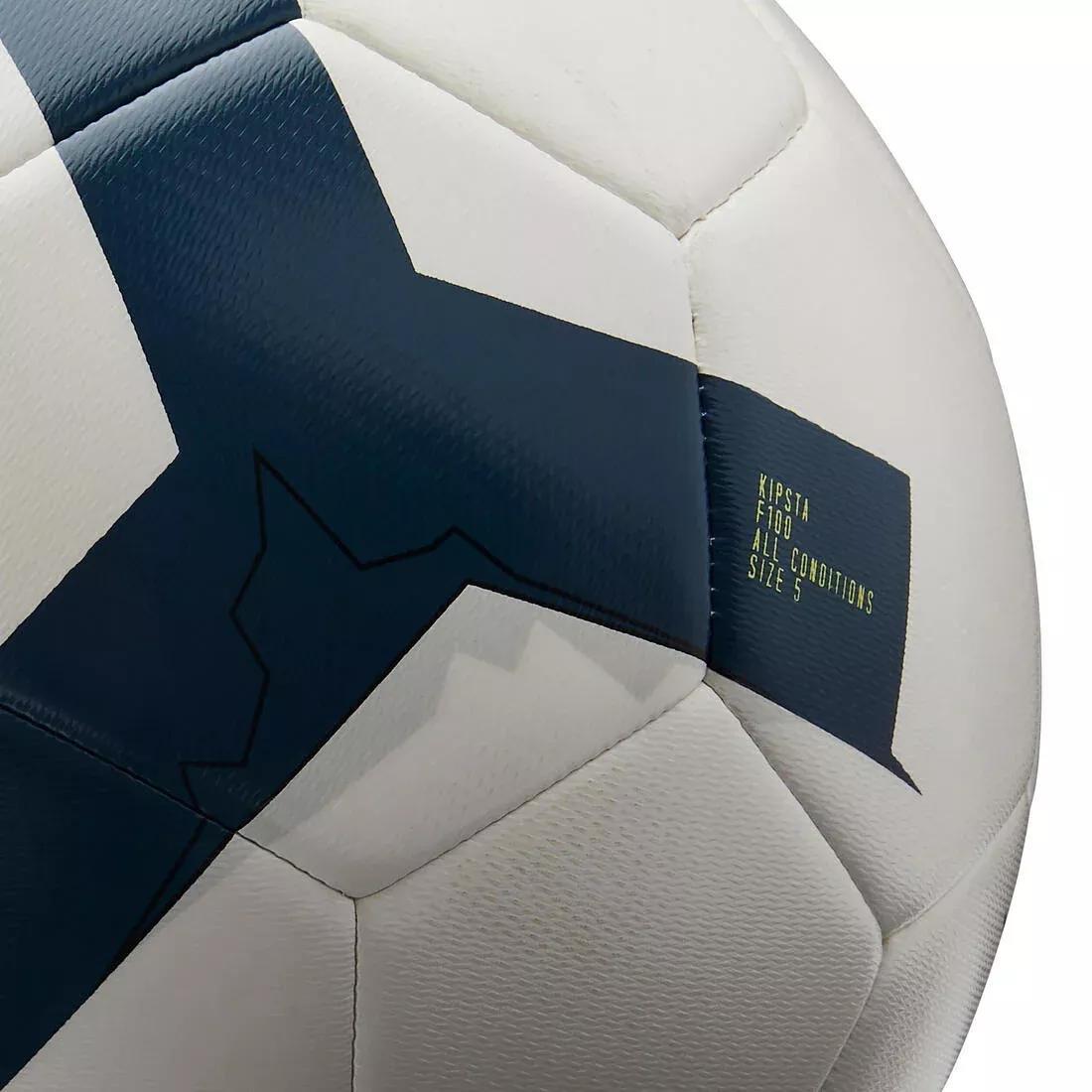 Machine-Stitched Football - F100 Size 5, White, No Color, large image number 4