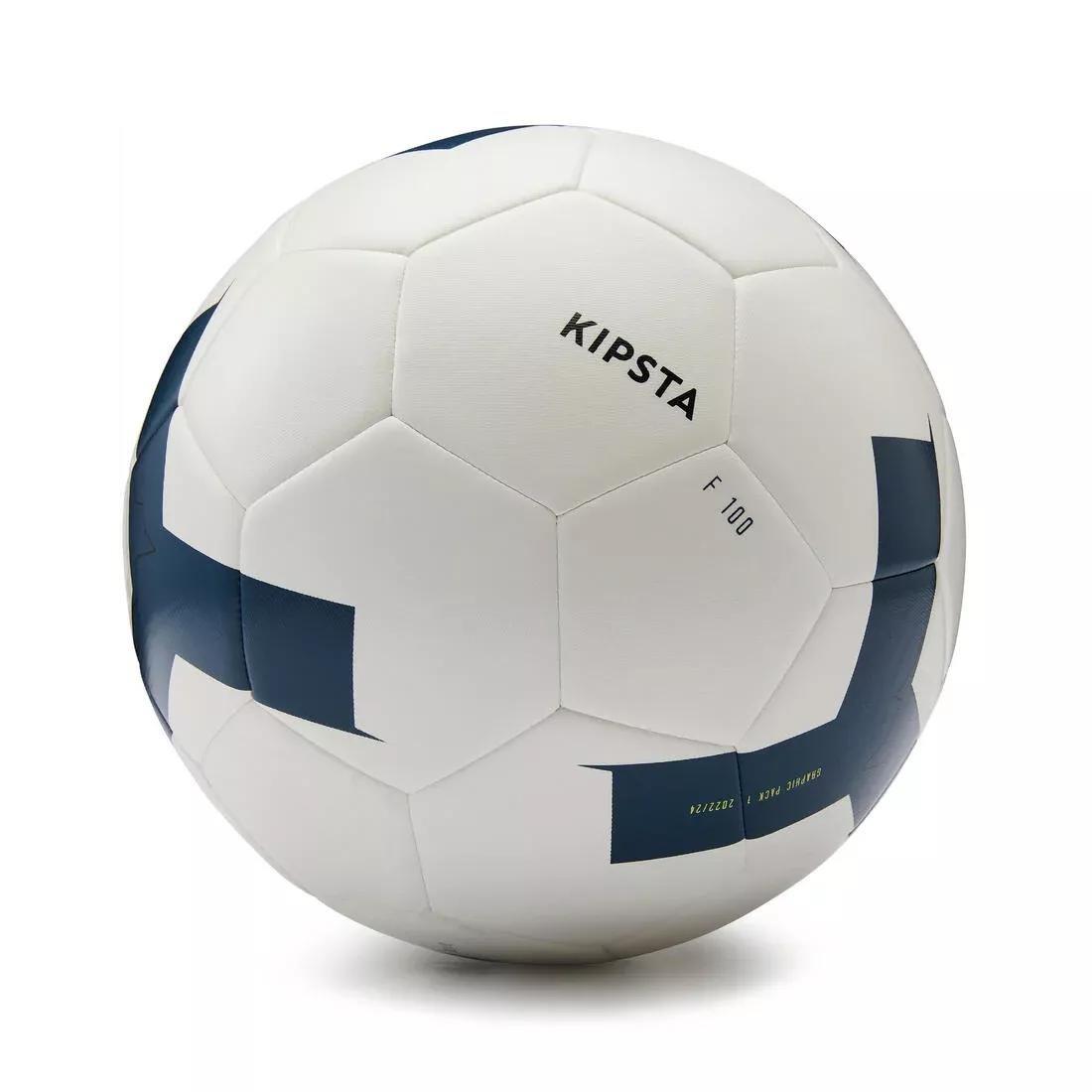 Machine-Stitched Football - F100 Size 5, White, No Color, large image number 6