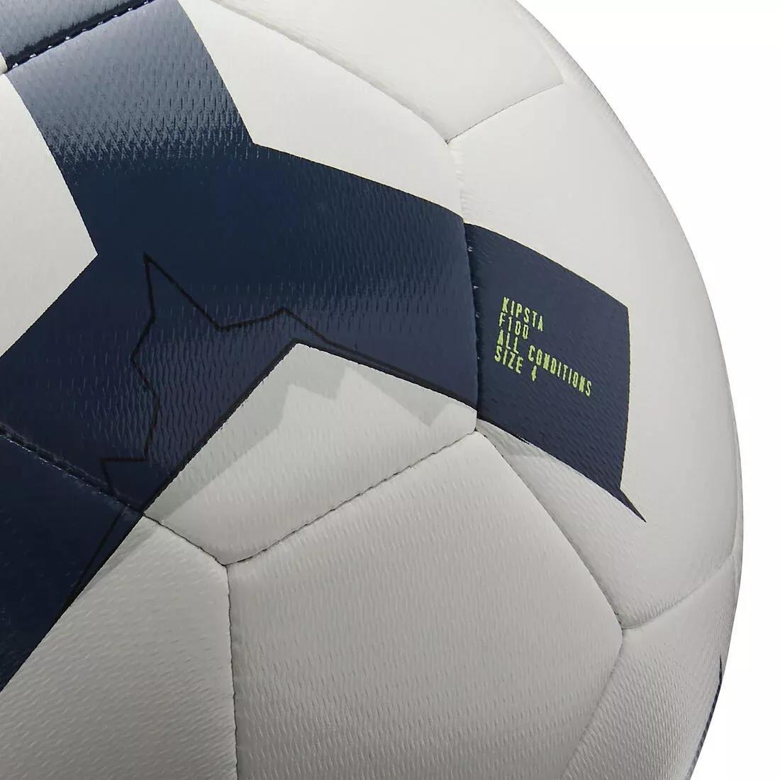 Machine-Stitched Football - F100 Size 5, White, No Color, large image number 3