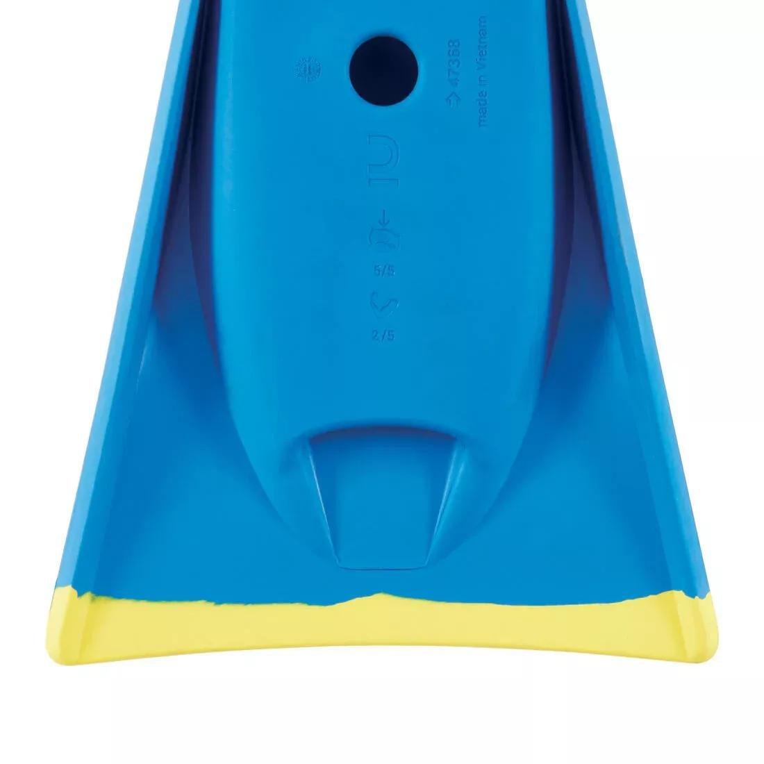 Bodyboard Fins - 100, Blue, No Color, large image number 3