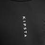KIPSTA - Kids Long-Sleeved Thermal Football Base Layer Top Keepcomfort 100, Black