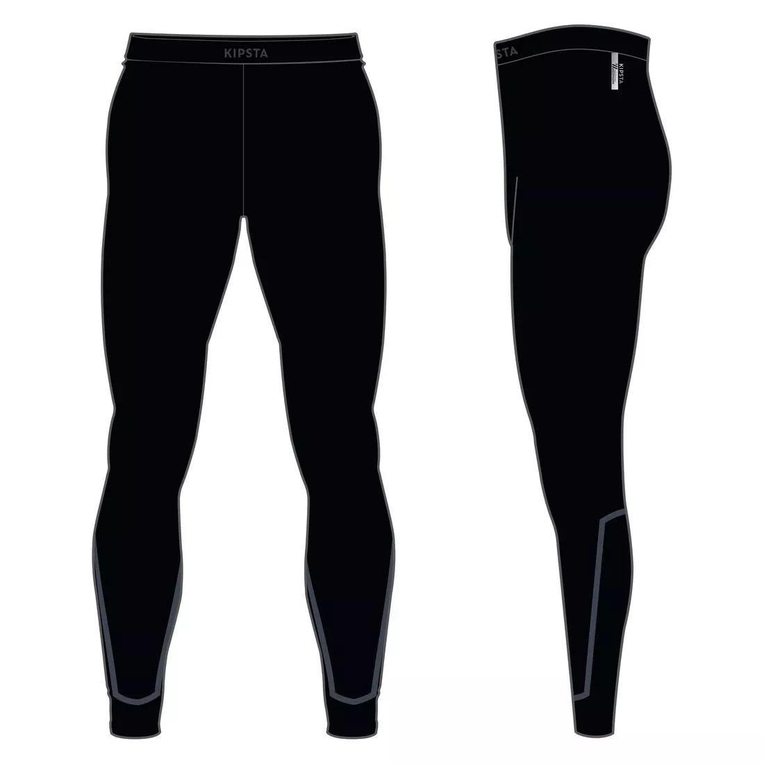 Kids Girls Thermal Tights - Keepconfort 100, Black, , large image number 8