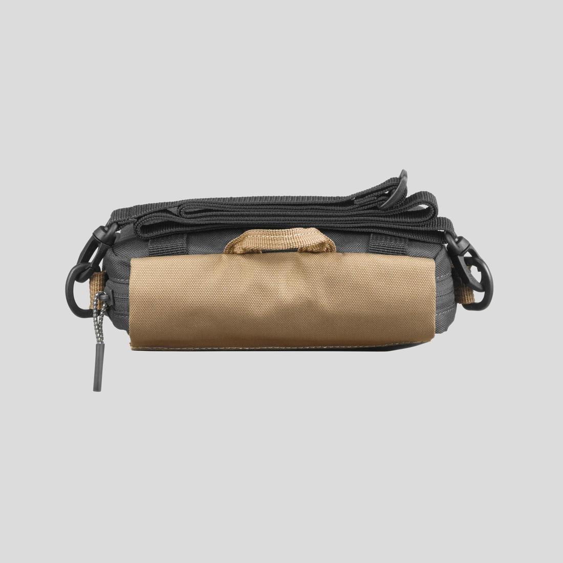 Men Multi-Pocket Travel Bag, Black, No Color, large image number 2