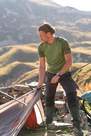 FORCLAZ - Men Short-Sleeved Merino Wool Trekking T-Shirt  - Mt500, Green