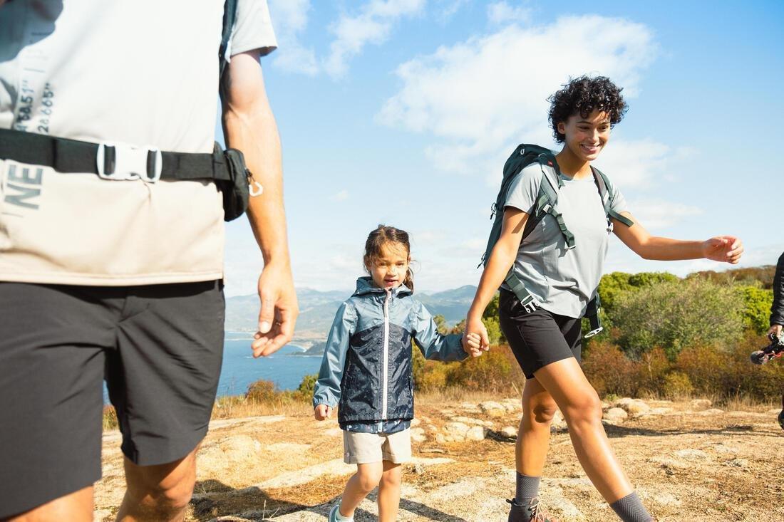 Women Mountain Walking Shorts - MH100, Green, No Color, large image number 8