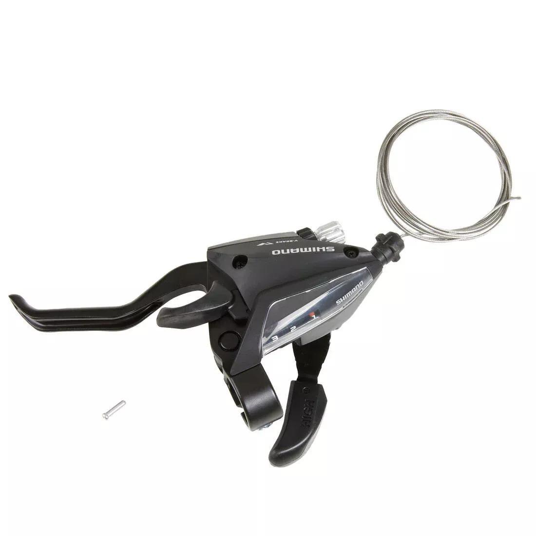 Front Derailleur Shifter + Brake Lever Combo 3-Speeds Shimano, No Color, large image number 0