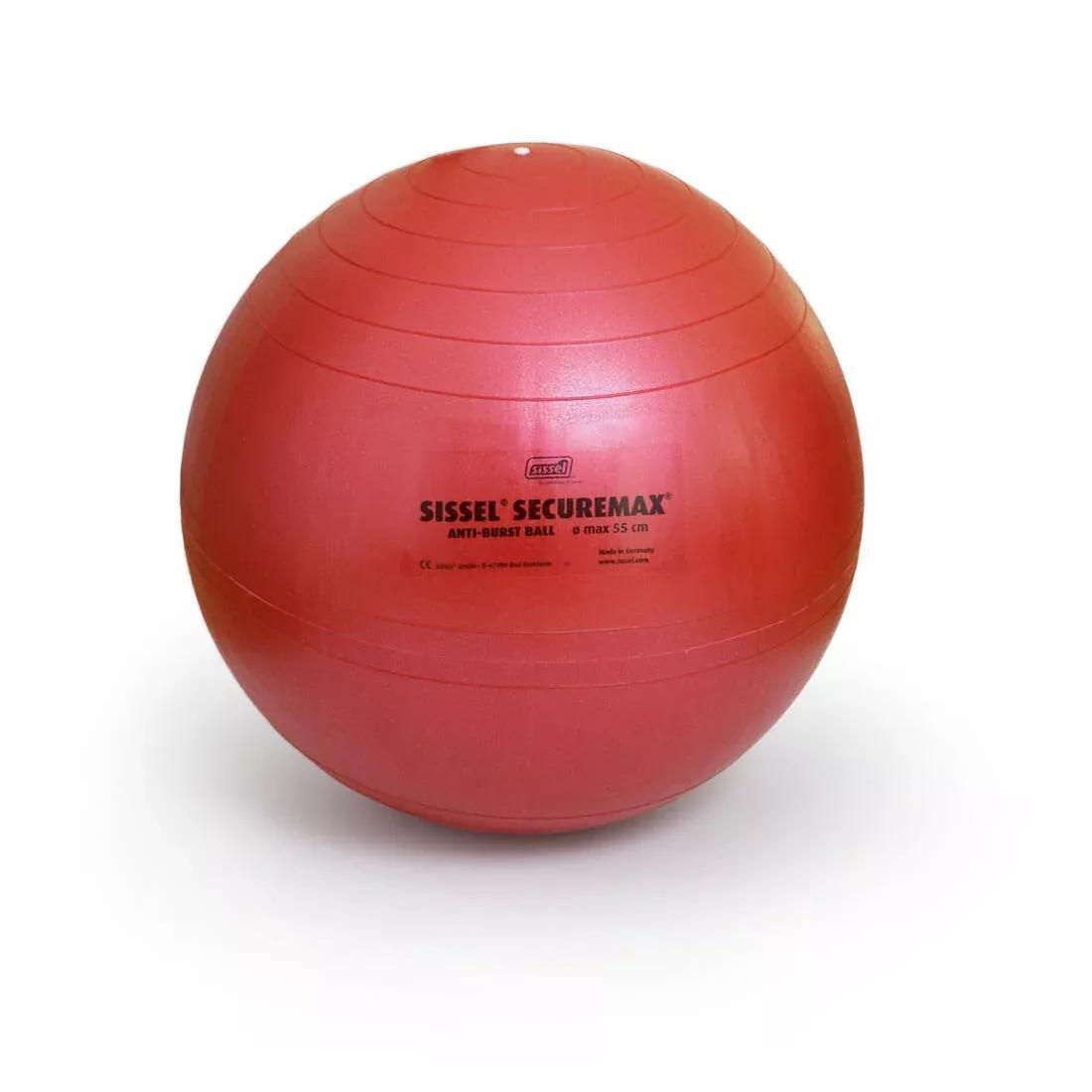 Gym Ball Secure Max Fitness, Pink, No Color, large image number 0