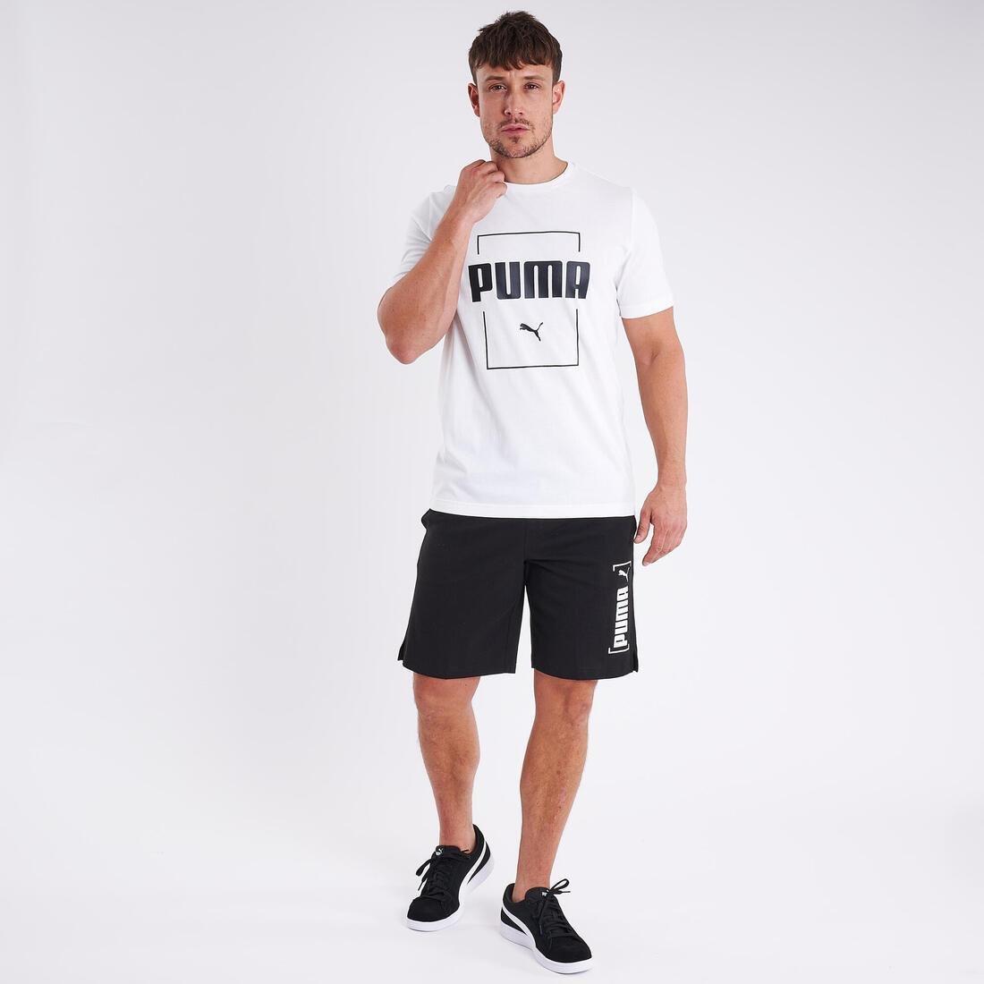 Men Crew Neck Cotton T-Shirt, White, , large image number 1