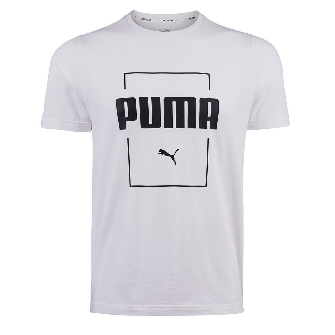 Men Crew Neck Cotton T-Shirt, White, , large image number 4