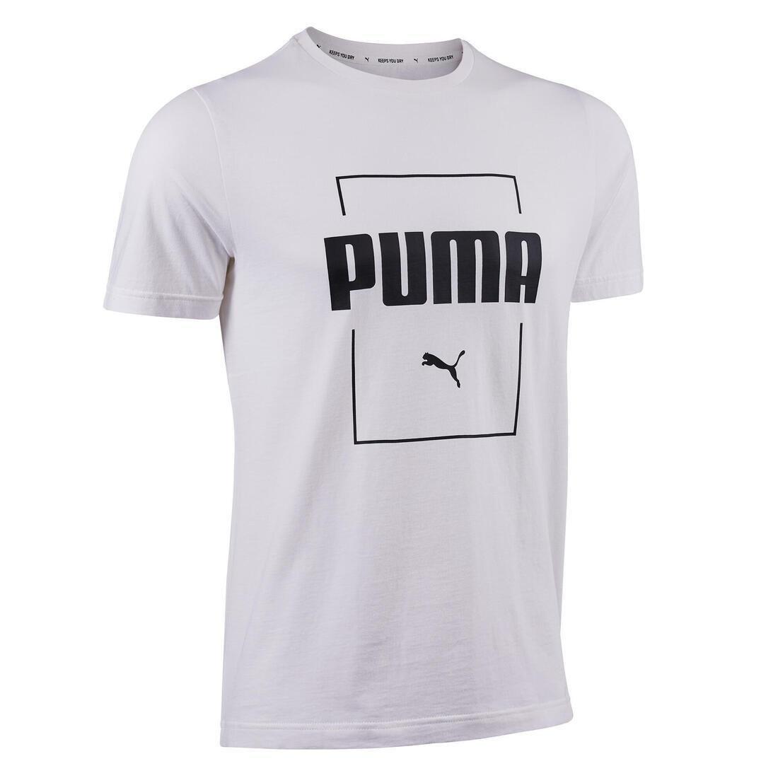 Men Crew Neck Cotton T-Shirt, White, , large image number 5