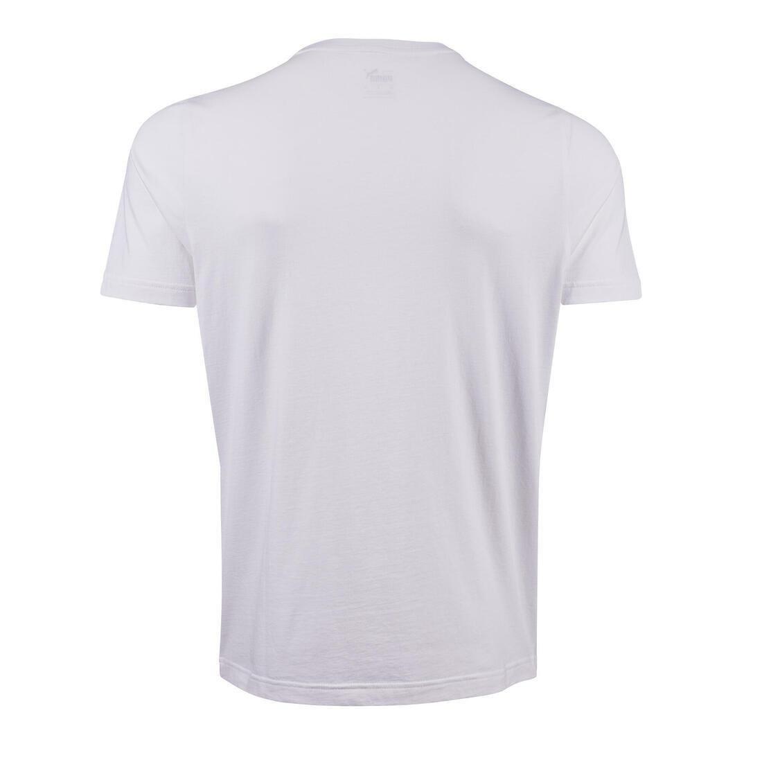 Men Crew Neck Cotton T-Shirt, White, , large image number 6