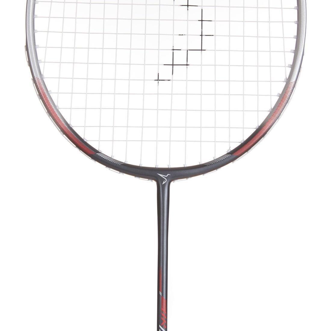 Adult Badminton Racket BR 190 Silver Carbon, No Color, large image number 2