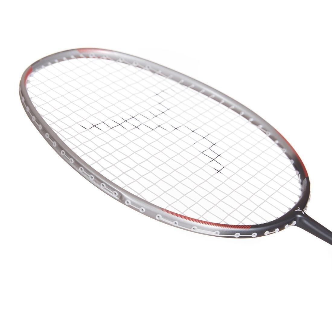 Adult Badminton Racket BR 190 Silver Carbon, No Color, large image number 4