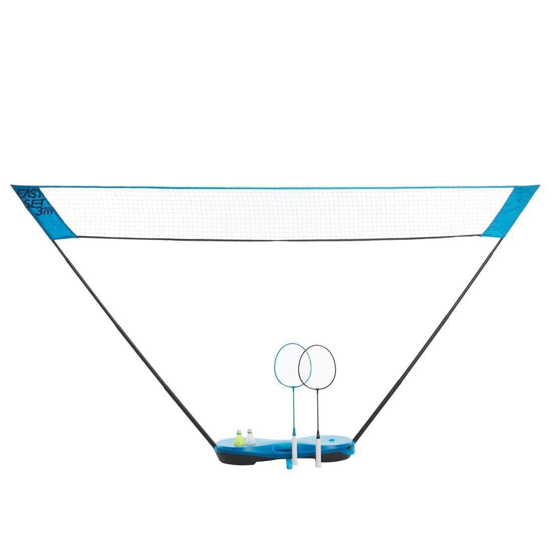 Badminton Easy Set Electric, Cyan, No Color, medium