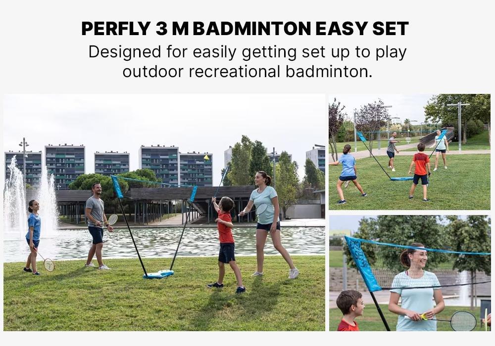 Badminton Easy Set Electric, Cyan, No Color, large image number 17