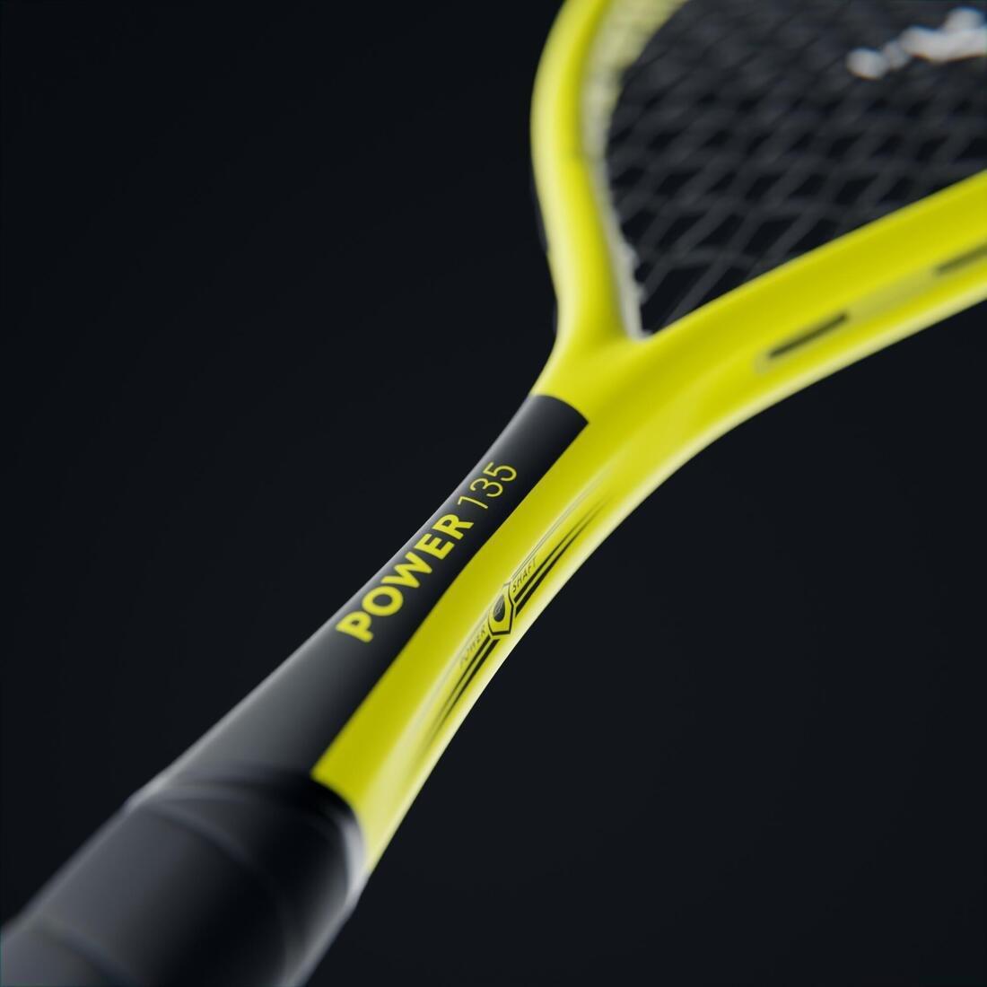 Squash Racket - Perfly Power 135, Yellow, No Color, large image number 4