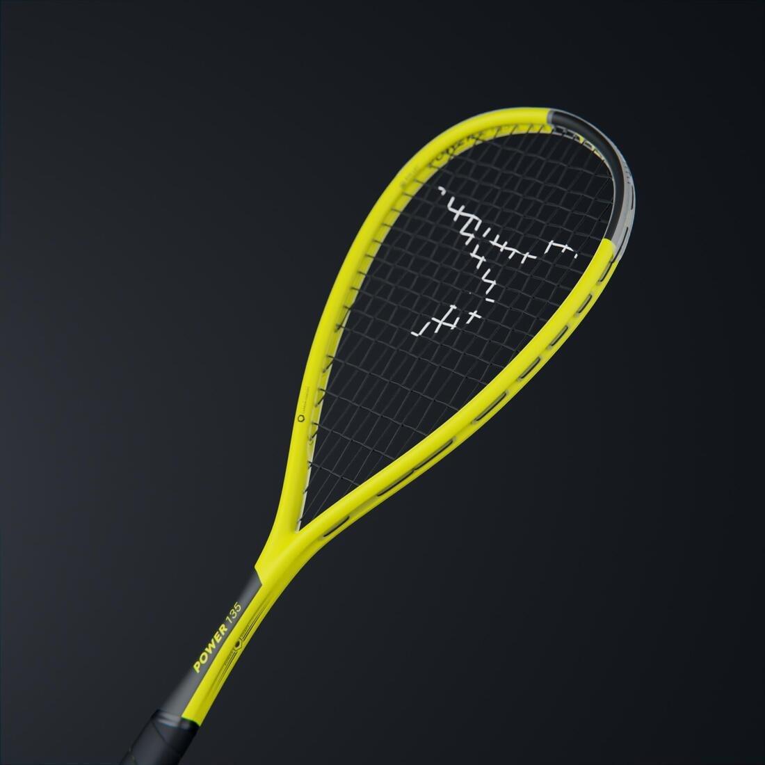 Squash Racket - Perfly Power 135, Yellow, No Color, large image number 6
