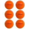 PONGORI - Set of 6 Foam Table Tennis Balls PPB 100 Silent - Orange