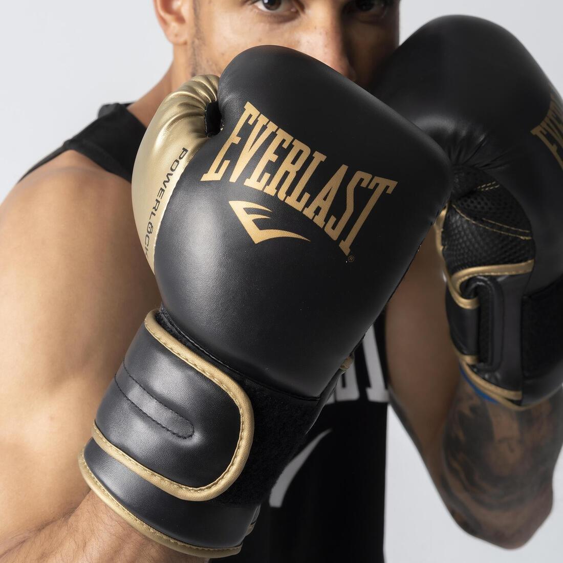Boxing Gloves Powerlock, Black, , large image number 0