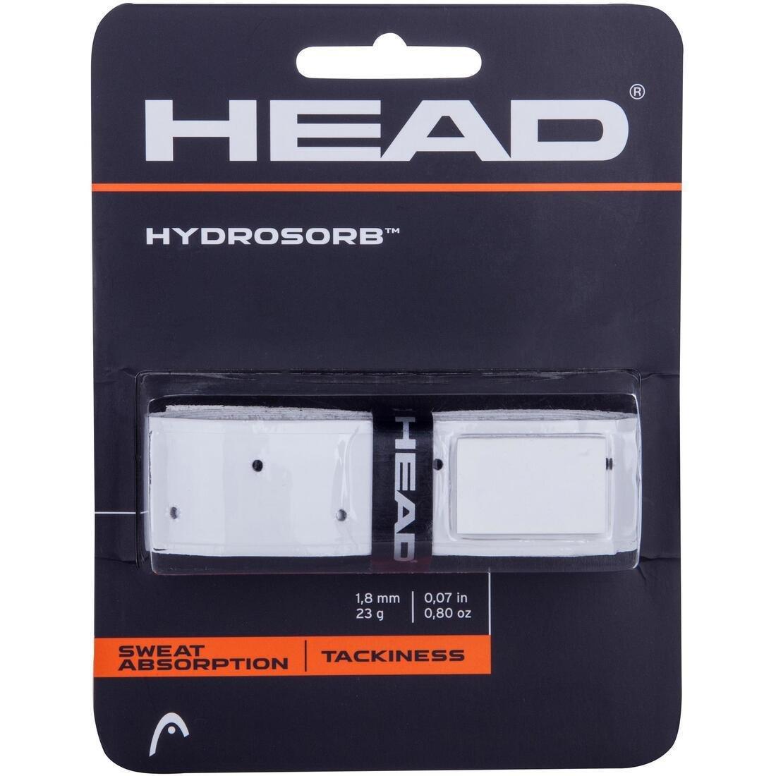 Hydrosorb Tennis Racket Grip - White, , large image number 0