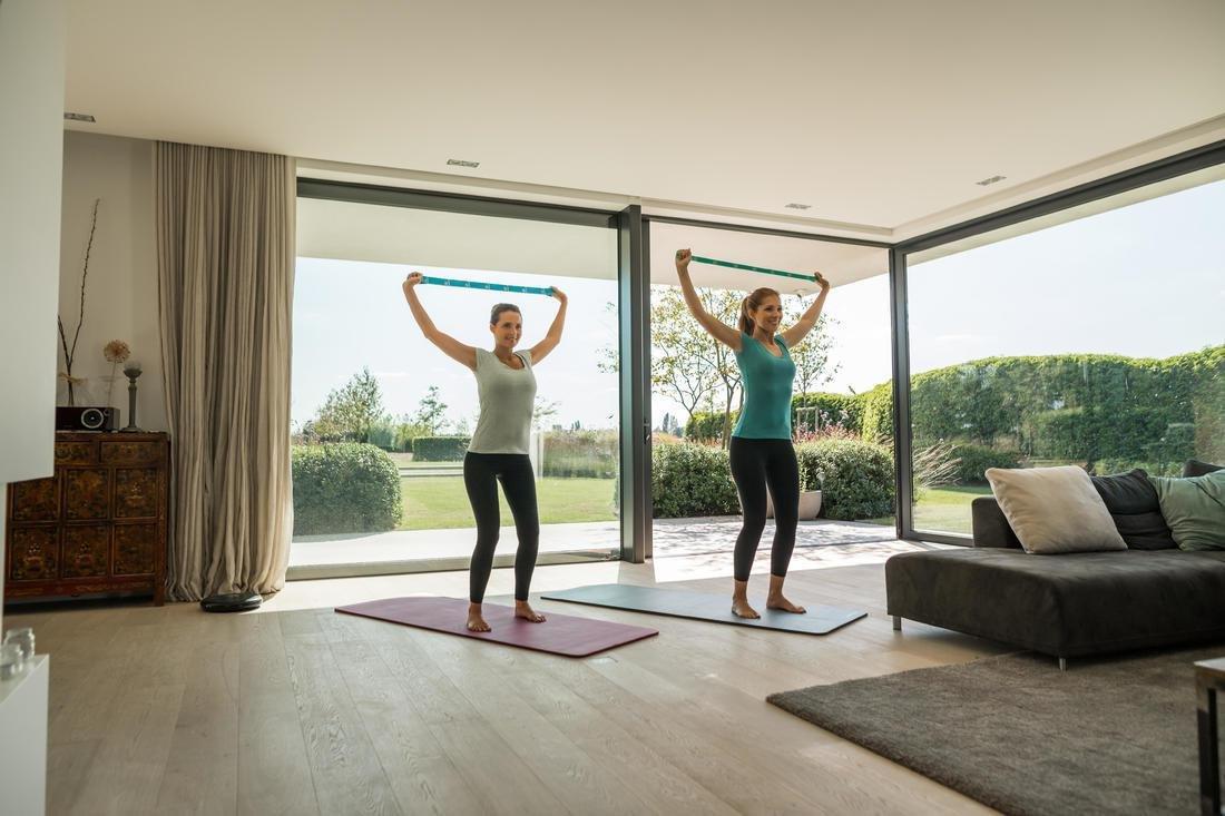 Comfort Fitness Floor Mat, Verdigris, No Color, large image number 7