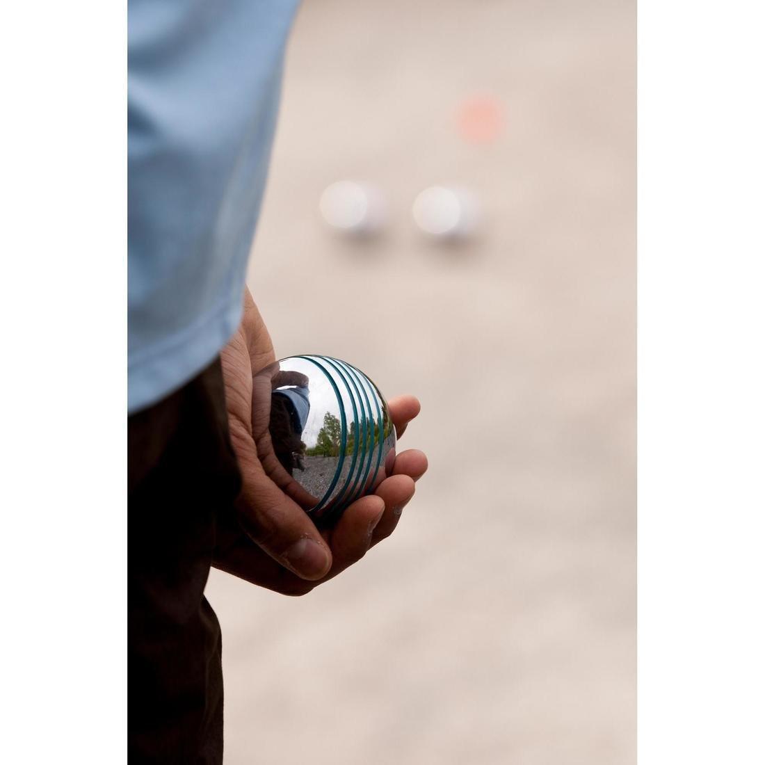 GEOLOGIC - Recreational Petanque Boules, Multicolour, Set Of 8