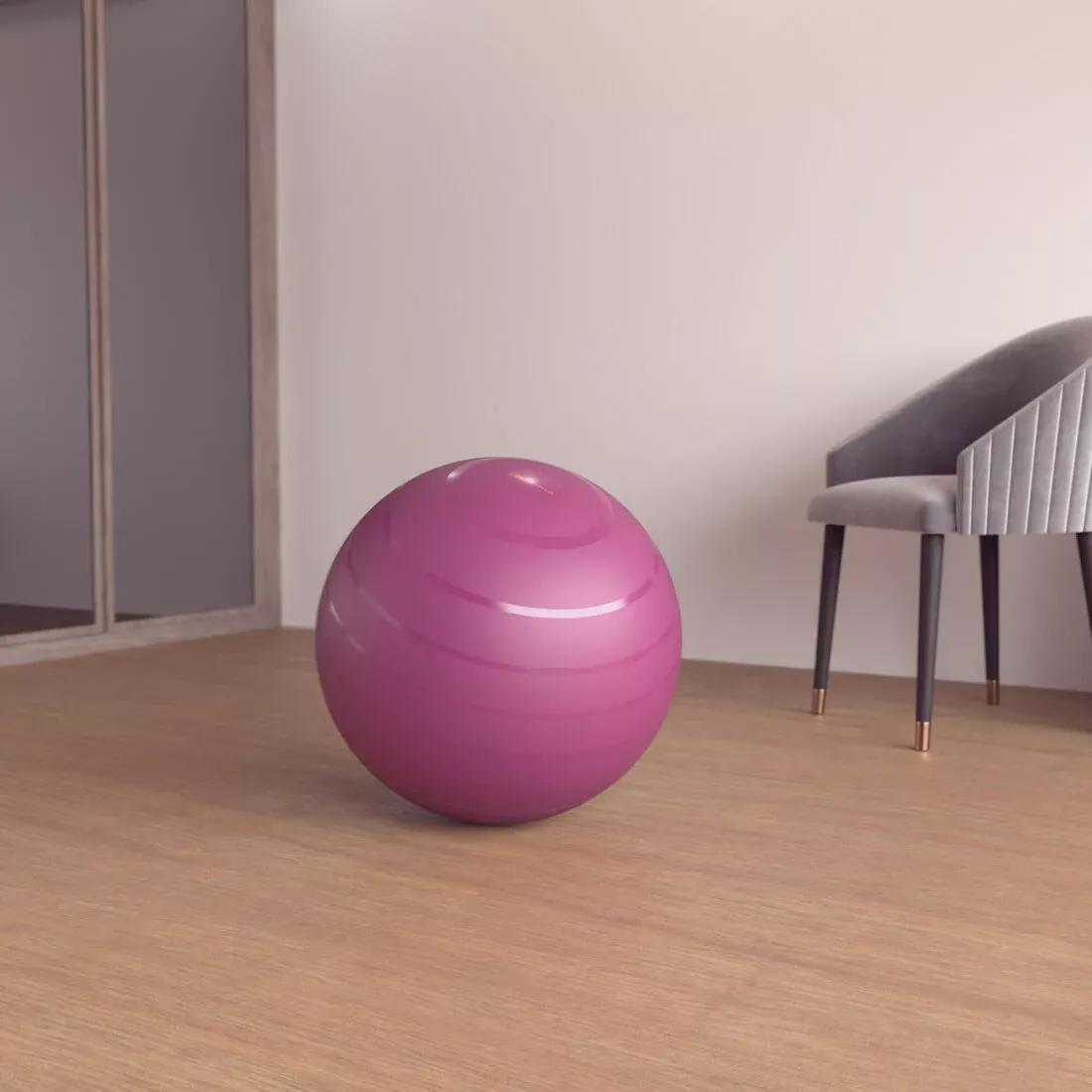 Durable Fitness Gym Ball, Purple, No Color, large image number 0