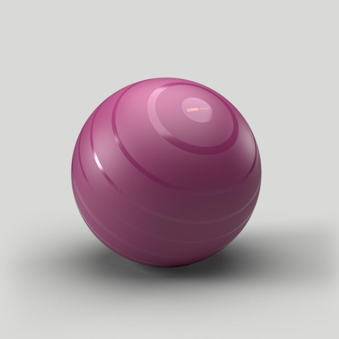 Durable Fitness Gym Ball, Purple, No Color, large image number 1