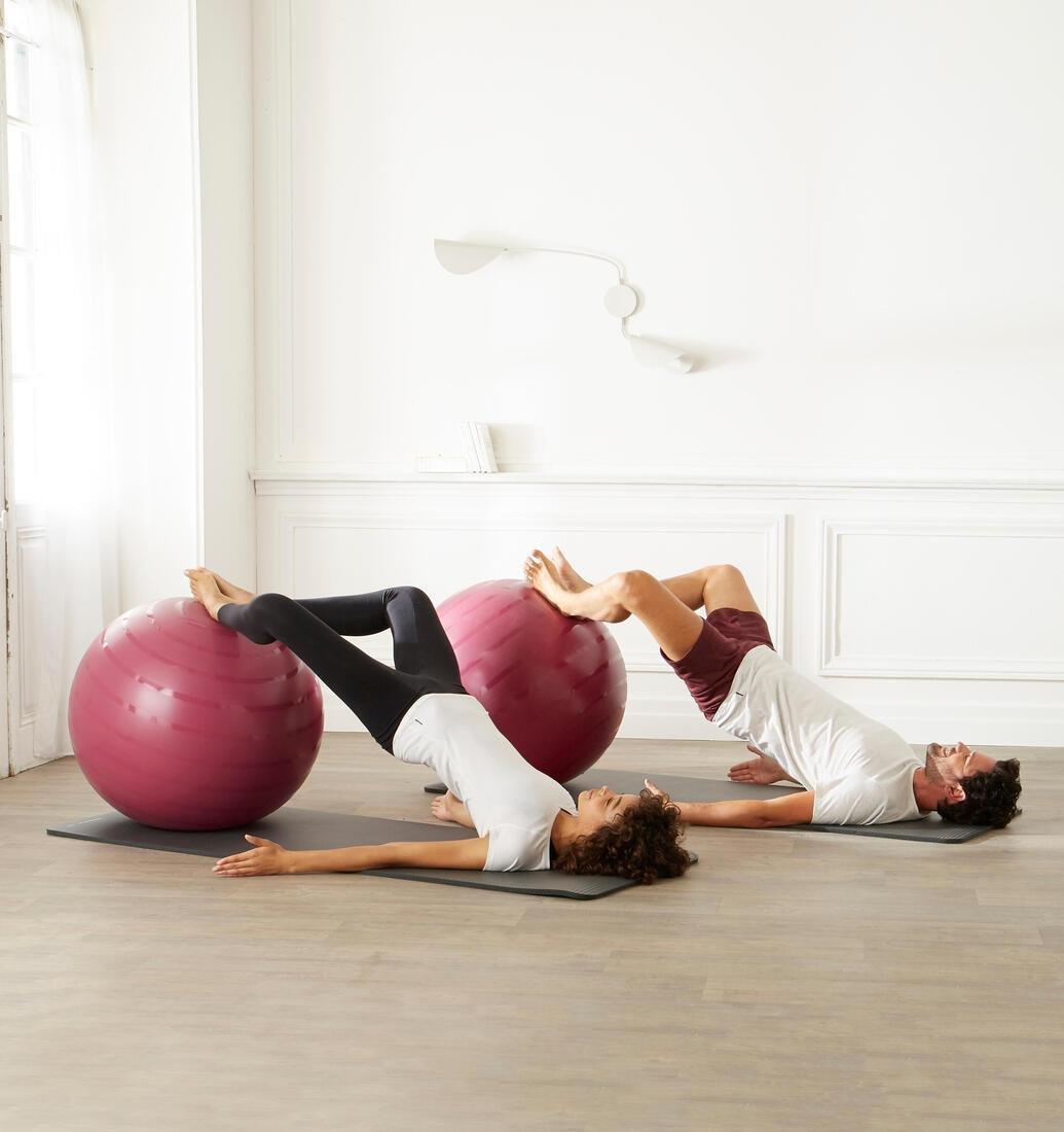 Durable Fitness Gym Ball, Purple, No Color, medium