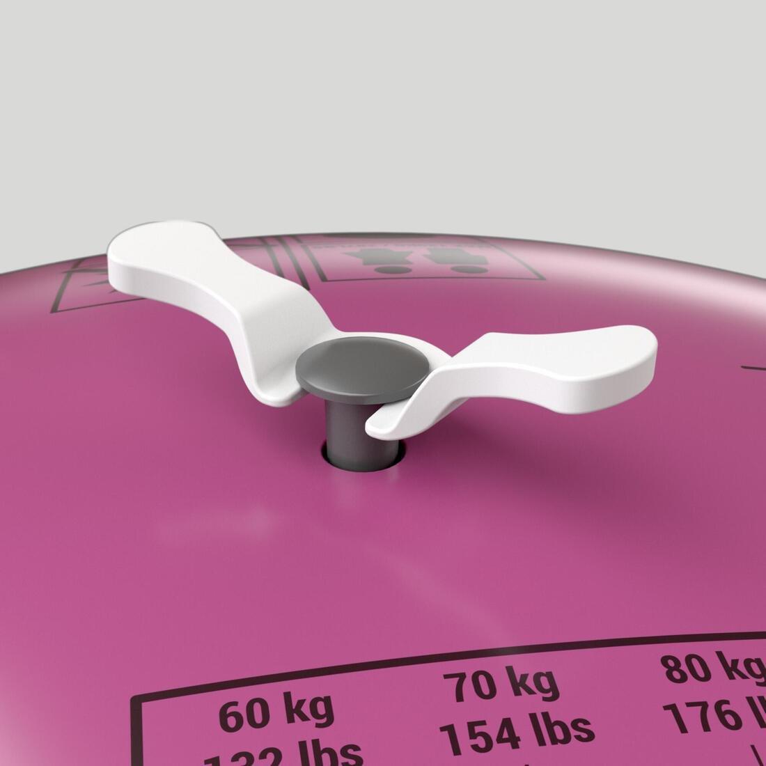 Fitness Durable 3 Swiss Ball, Purple, No Color, large image number 2