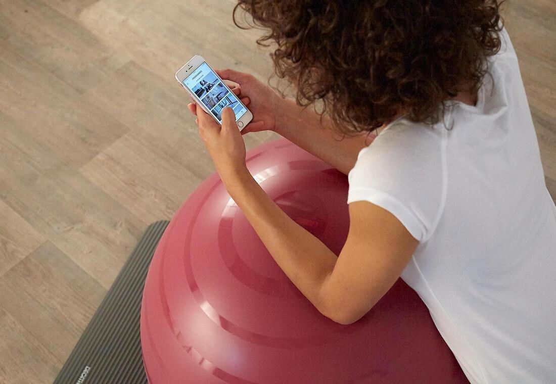 Fitness Durable 3 Swiss Ball, Purple, No Color, large image number 10