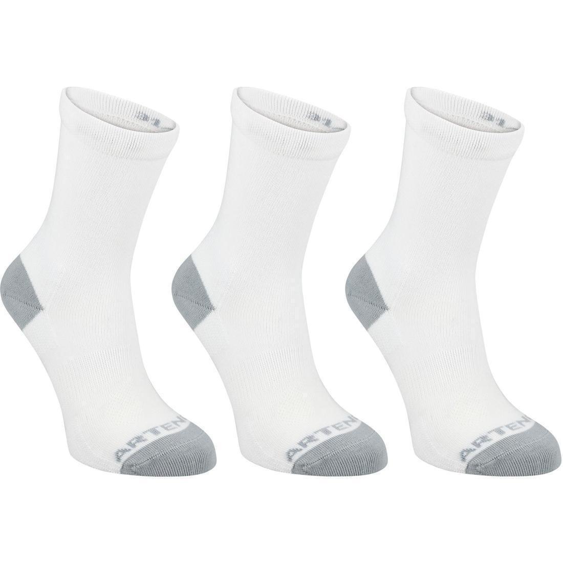 Kids' High Tennis Socks Tri-Pack RS 160 Navy-White, , large image number 0